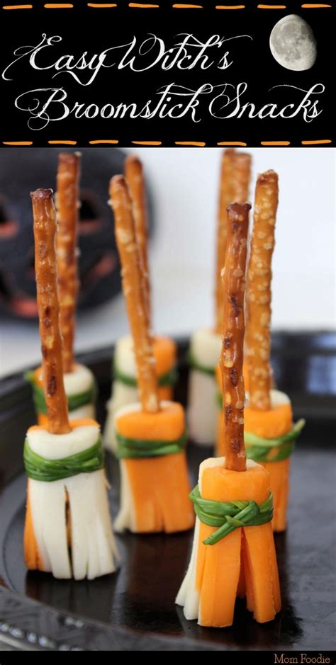 Witch's Broomstick Snacks | Easy Halloween Party Snacks