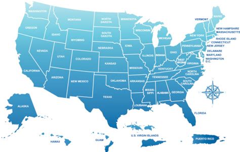 Usa Map With Its Territories Stock Illustration - Download Image Now - iStock