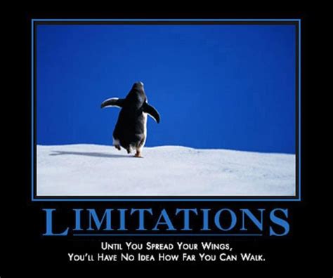 LIMITATIONS | Demotivational posters, Inspirational posters, Funny pictures