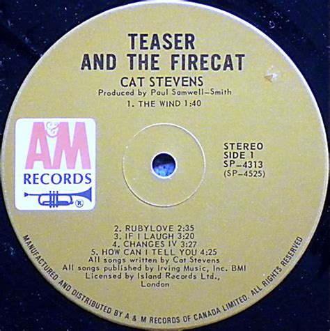 Cat Stevens – Teaser And The Firecat – Vinyl Pursuit Inc