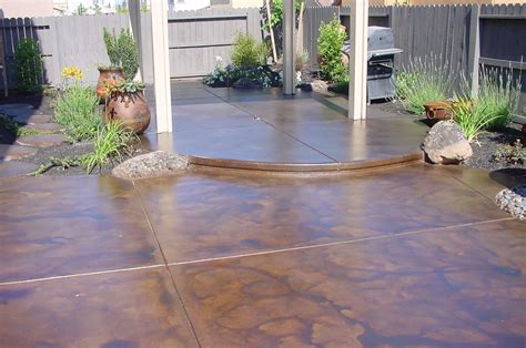 Staining Fresh Concrete | update your concrete with a concrete stain ...