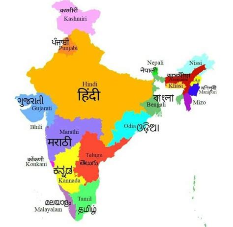 Languages in India State Wise | RitiRiwaz