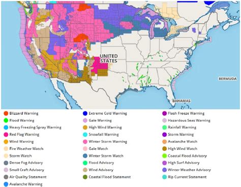 Warning Map Lit Up as Major Storm Heads East