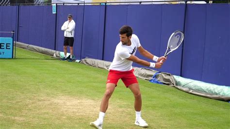 Novak Djokovic Backhand Slow Motion - ATP Tennis Two Handed Backhand Technique - YouTube