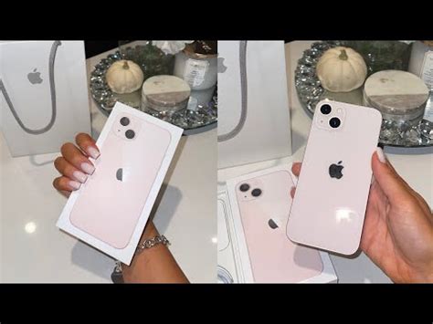 NEW PINK IPHONE 13 UNBOXING ♡ - YouTube