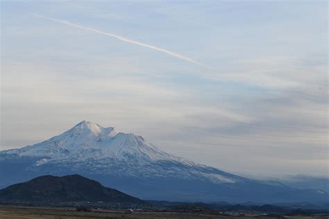 Mount Shasta Volcano Further Back Photograph by Jeff Rainforth - Fine ...