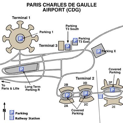 Roissy CDG airport map | Terminal maps | Airport-Paris.com