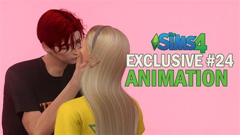 Sims 4 Animations Download - Exclusive pack #24 (Kiss Animations) - YouTube