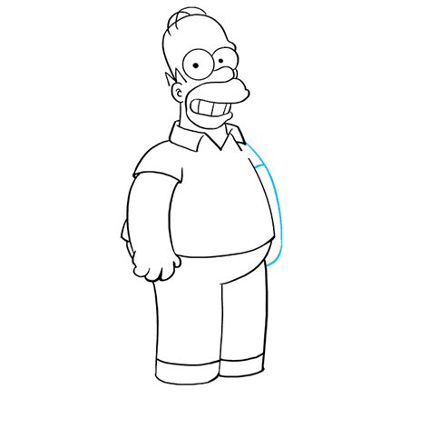 How To Draw Homer Simpson In Illustrator / Comment dessiner Homer Simpson - Dessein de dessin ...