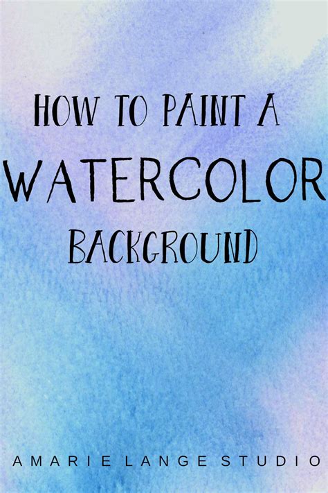 Want to learn how to paint a watercolor background? I'll share lots of ...