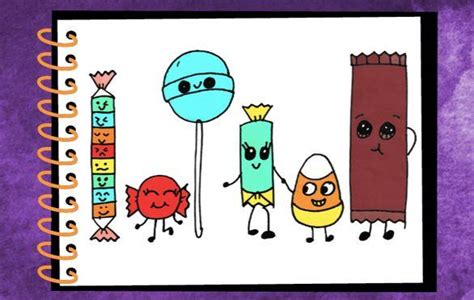 Draw Halloween Candy by Draw So Cute | Small Online Class for Ages 6-9