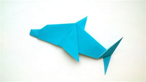 Origami for Kids - Origami Dolphin.Tutorial. - YouTube