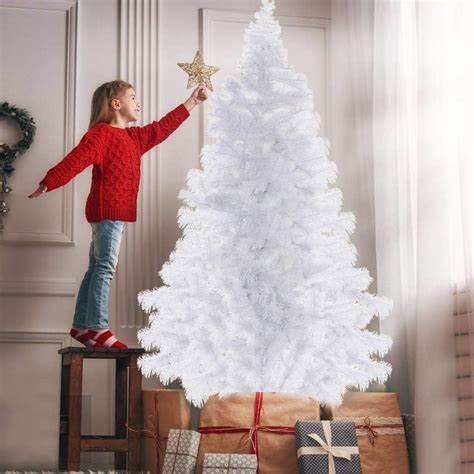 Best 7Ft Pre Lit White Christmas Trees 2023 - Best Products Review.top