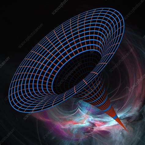 Black hole with event horizon, illustration - Stock Image - C046/7812 - Science Photo Library