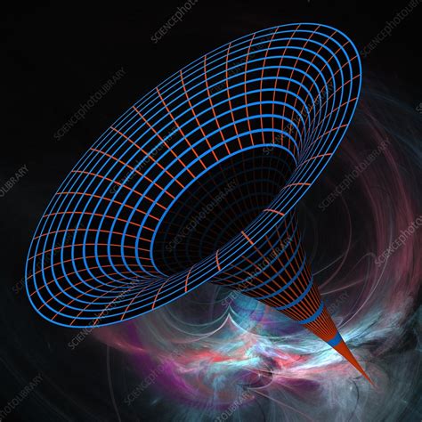 Black hole with event horizon, illustration - Stock Image - C046/7812 ...