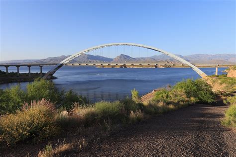 Arizona - Apache Trail | Theodore Roosevelt Lake Bridge The … | Flickr