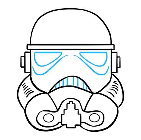 How to Draw a Stormtrooper Helmet – Really Easy Drawing Tutorial