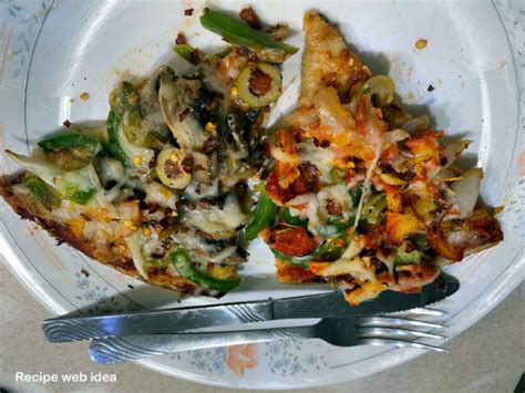 Mushroom pizza recipe | Veggie pizza recipe | Italian recipe