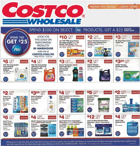 Costco Weekly Ad September 2 to September 27