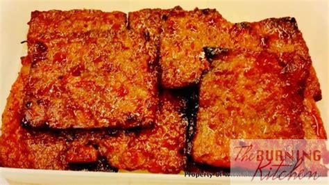 Home-made Barbecued Pork (Bak Kwa) Recipe | THE BURNING KITCHEN