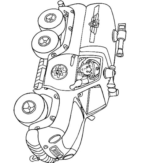 Fireman Sam Coloring Pages