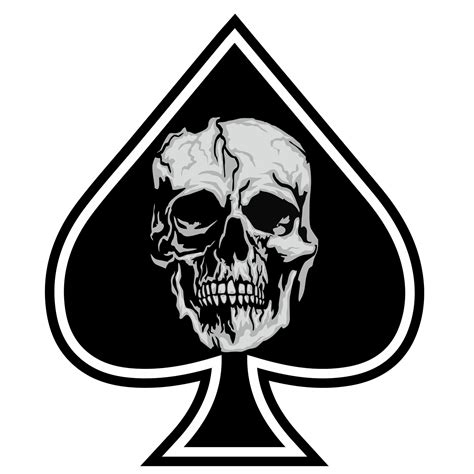 Ace of spades, playing card, grunge vintage design 1419742 Vector Art ...