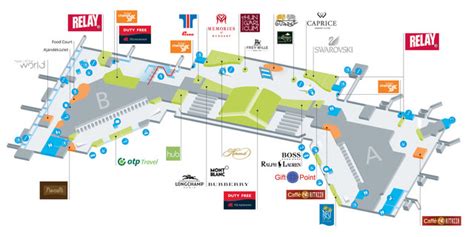 Mapa Do Aeroporto De Lisboa Terminal 1 | Mapa