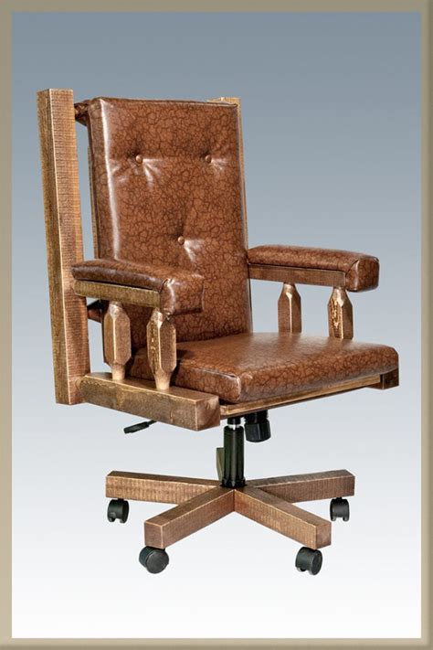 Office Chair - Sisters Log Furniture
