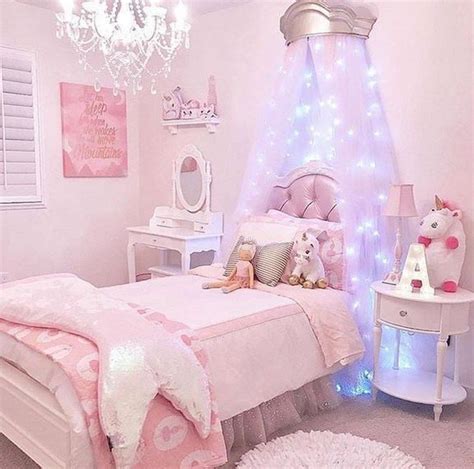 46 Lovely Girls Bedroom Ideas - Trendehouse | Kids bedroom decor, Girl ...