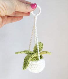 Hands of Zeal: Mini Plant Hanger Crochet Pattern Kawaii Crochet, Knit Crochet, Crochet Things ...