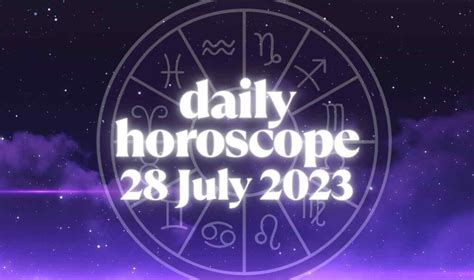 Daily Horoscope 28 July 2023: Love, Lucky Number, Colour And More ...