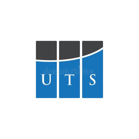 UTS Letter Logo Design on White Background. UTS Creative Initials ...