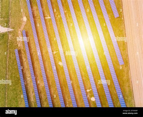 Aerial solar power plant hi-res stock photography and images - Alamy
