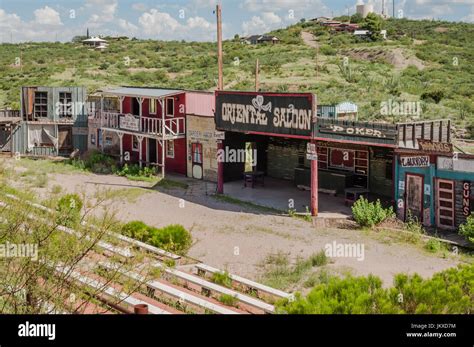 Old Tombstone Wild West Theme Park Stock Photo - Alamy