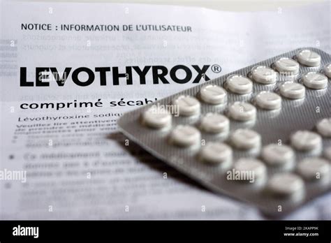 Picture of Merck's drug LEVOTHYROX. A change in the formula is believed ...