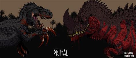 Primal: Night Feeder and Horned Rex Alpha by HellraptorStudios on DeviantArt | Primal ...