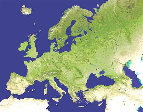 Europe and Europe Satellite Images