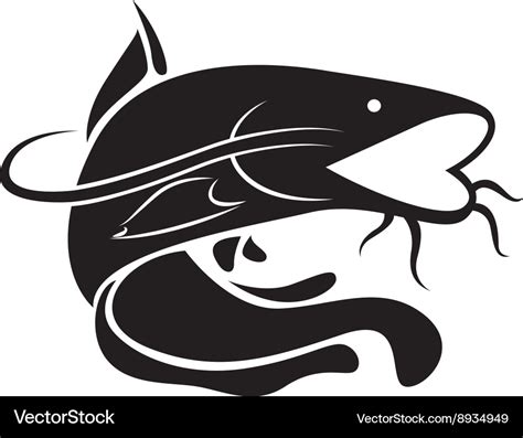 Graphic catfish Royalty Free Vector Image - VectorStock