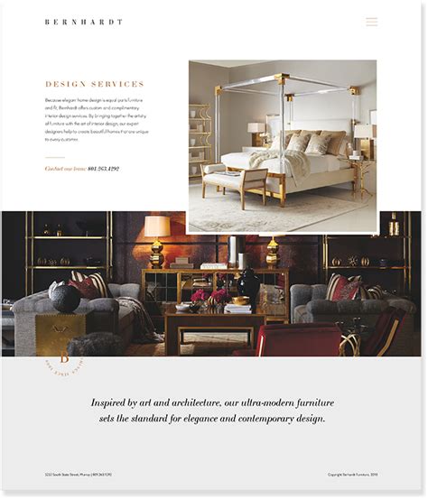 Jibe Media: Work | Bernhardt Interiors Website