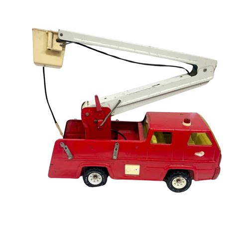 Vintage Tonka Fire truck W/ extendable water bucket 45cm long 25cm high(s)