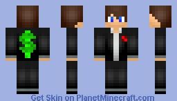 Tuxedo rich man Minecraft Skin