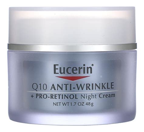 Eucerin Q10 Anti-Wrinkle + Pro Retinol Night Cream ingredients (Explained)