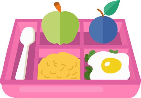 Lunch Box Clipart Empty - Healthy Lunch Box Clipart Transparent - Clip Art Library