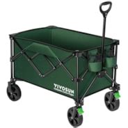 Vivosun Heavy Duty Collapsible Green Folding Wagon