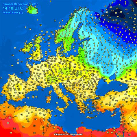 Weather in Europe today (November 10th) : r/europe