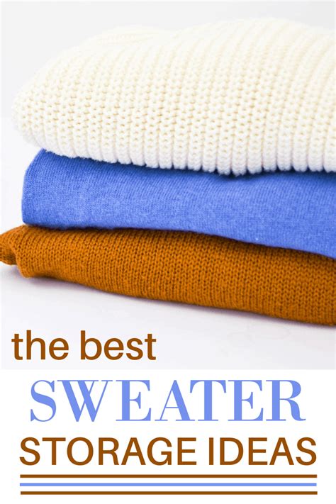 Best Sweater Storage Ideas and Solutions - Organized 31