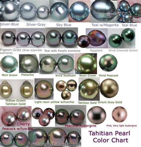 Tahitian pearl colors | Dripping in Pearls | Pinterest