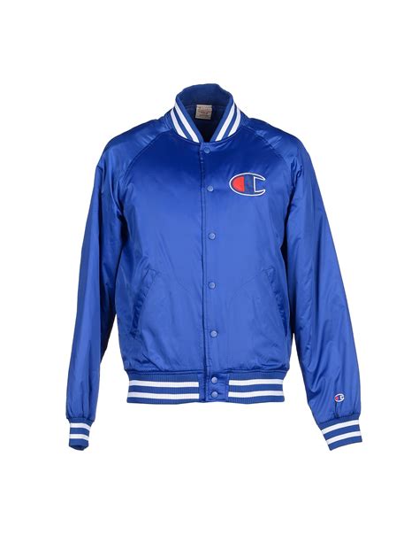 Champion Jacket in Blue for Men | Lyst