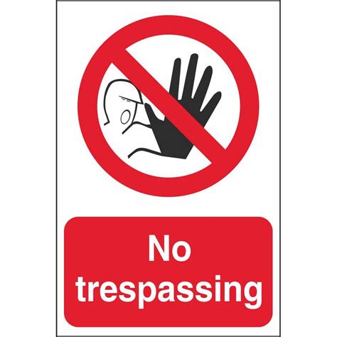 No Trespassing Signs | Prohibitory Construction Safety Signs Ireland