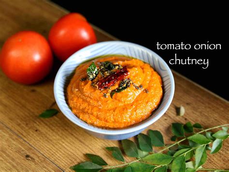 onion tomato chutney recipe | tomato onion chutney recipe